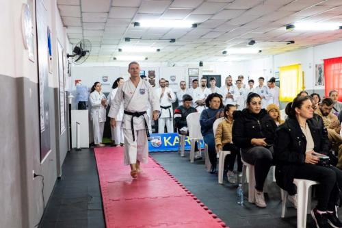 Heverton entrando na colação do núcleo infantil 6 de julho 2024